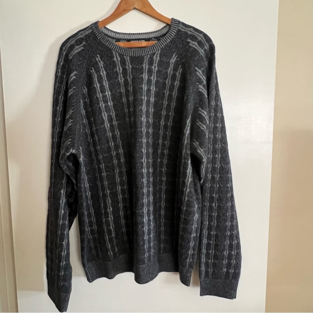 Patrick Clark Plaid Cashmere Sweater